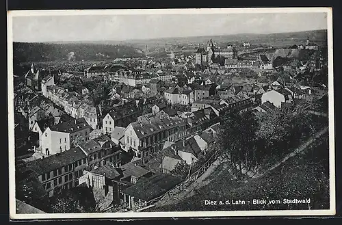 AK Diez, Blick vom Stadtwald