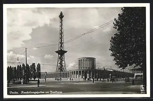 AK Berlin-Charlottenburg, Ausstellungshallen am Funkturm