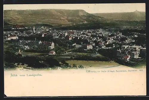 AK Jena, Gesamtansicht vom Landgrafen aus