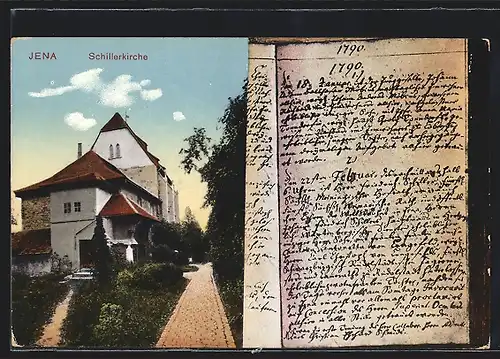 AK Jena, Blick auf die Schillerkirche