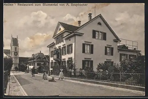 AK Meilen, Restaurant zum Blumental von A. Brupbacher