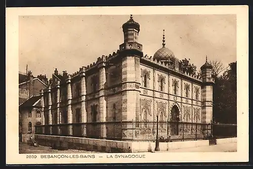AK Besancon-les-Bains, La Synagogue