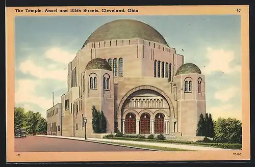 AK Cleveland, OH, Synagoge, Ansel and 105th Streets
