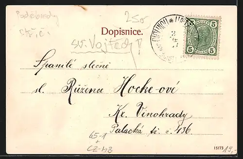 AK Libice n. Cidl., Bahnhof, Evangelicky kostel, Nadrazni ulice