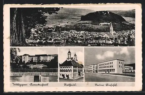 AK Tuttlingen, Krankenhaus, Rathaus und Neuer Bahnhof