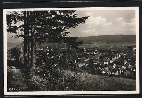 AK Tuttlingen, Blick von der Anhöhe auf den Ort