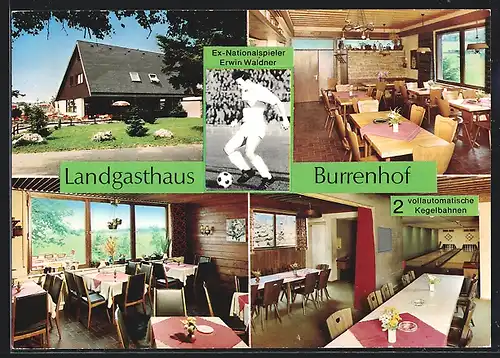 AK Erkenbrechtsweiler beim Hohen-Neuffen, Landgasthaus Burrenhof, Bes. Erwin Waldner, Innenansichten