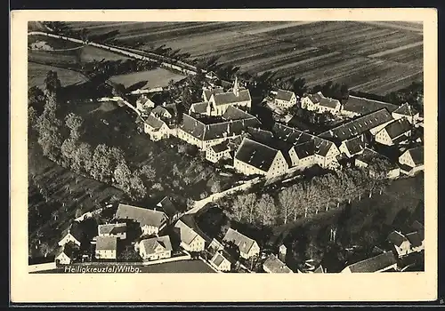 AK Heiligkreuztal / Wttbg., Ortsansicht aus der Vogelschau