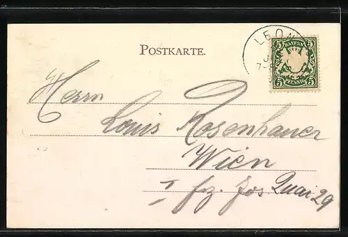 AK Dampfer Bavaria auf dem Starnberger See