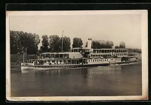 AK Raddampfer Jupiter auf grosser Fahrt