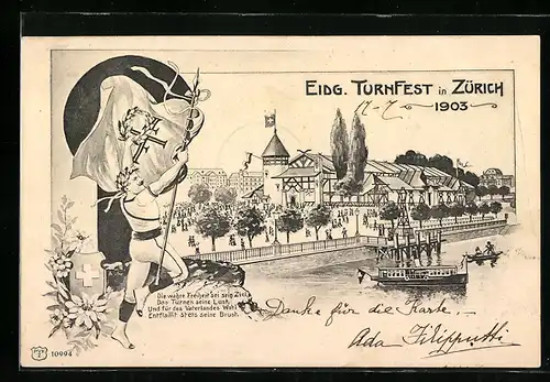 AK Zürich, Eidg. Turnfest 1903, Festgelände