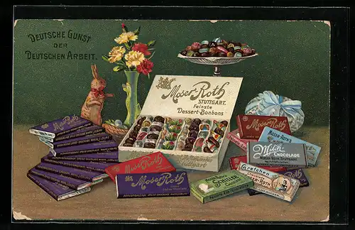 AK Moser-Roth, Dessert Bonbons & Tafel Schokolade