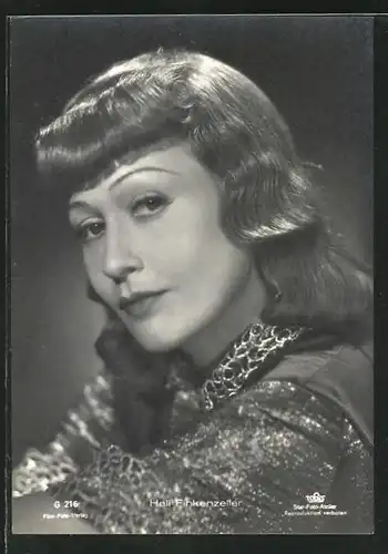 AK Portrait der Schauspielerin Heli Finkenzeller