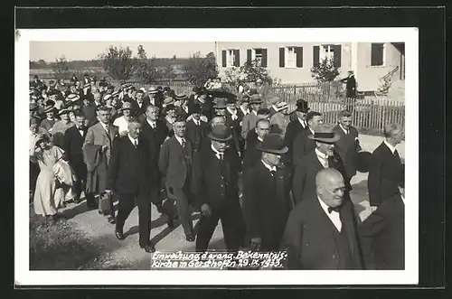 AK Gersthofen, Einweihung der evangelischen Bekenntniskirche 1933