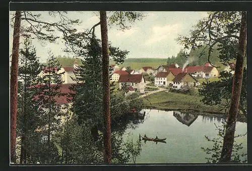 AK Friedenweiler, Panoramablick vom Berg