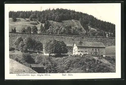 AK Oberstaufen / Bayr. Allgäu, Hotel Bad-Rain