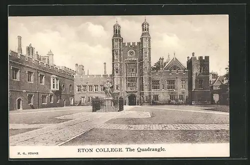 AK Eton, College, the Quadrangle