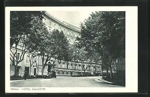 AK Roma, Hotel Majestic, Strassenpartie