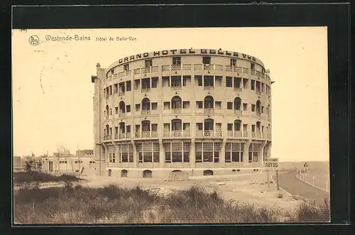 AK Westende-Bains, Hotel de Belle-Vue