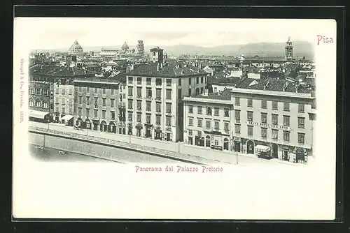 AK Pisa, Panorama dal Palazzo Pretorio