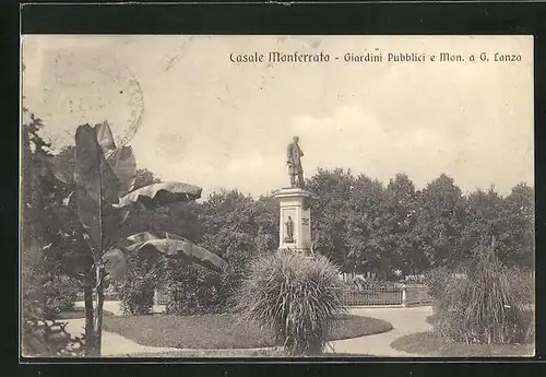 AK Casale Monferrato, giardini Pubblici e Mon. a. G. Lanza
