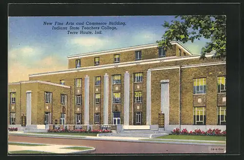 AK Terre Haute, IN, New Fine Arts and Commerce Building, Indiana State Teachers College