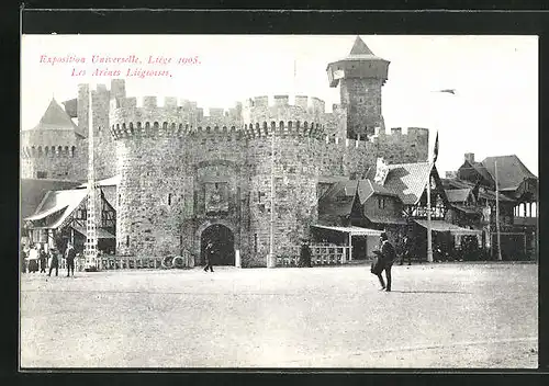 AK Liége, Exposition Universelle 1905, Les Arènes Liégeoises