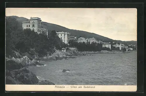 AK Abbazia, Villen am Südstrand