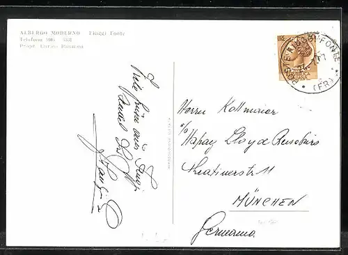 AK Fiuggi Fonte, Albergo Moderno