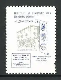 Reklamemarke Bologna, Philatelic and Numismatic Show 1957, Il Bophilex, Casa Aricati