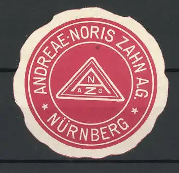 Präge-Reklamemarke Andreae-Noris Zahn AG, Nürnberg, Firmenlogo