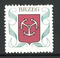 Reklamemarke Brzeg, Wappen