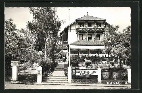 AK Bad Salzig am Rhein, Kurheim-Parkhotel Trost