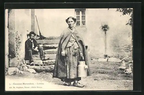 AK Costumes Morvandaux, Laitière, Milchfrau