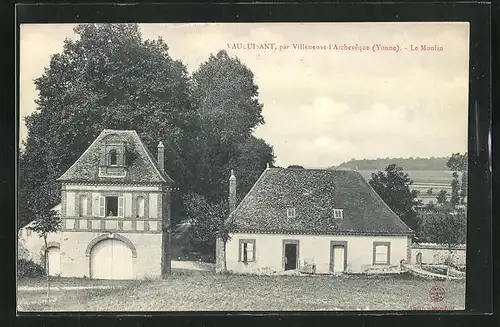 AK Vauluisant, Le Moulin par Villeneuve-l`Archevêque