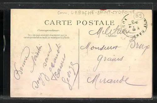 AK Saint-Cydroine, Partie Sud-Est