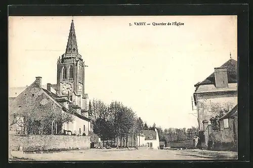 AK Vassy, Quartier de l`Église
