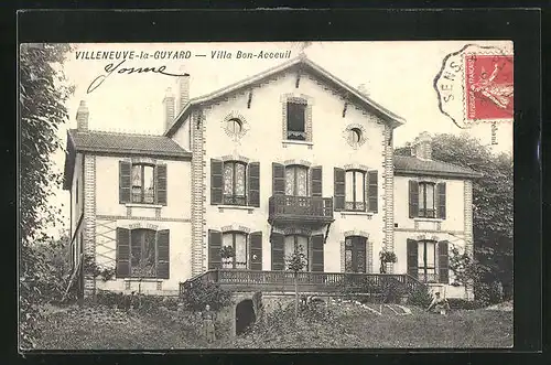 AK Villeneuve-la-Guyard, Villa Bon-Acceuil