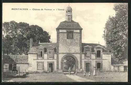 AK Montacher, Château de Vertron, L`Entrée