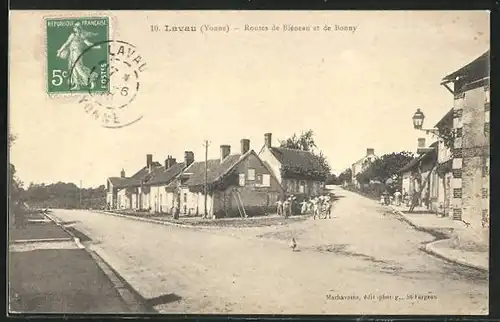 AK Lavau, Routes de Bléneau et de Bonny