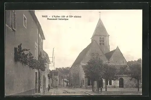 AK Vaux, L`Eglise, Monument historique