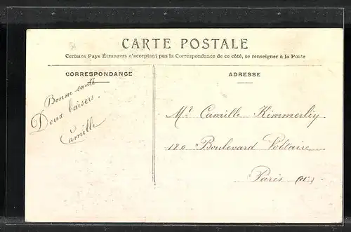 AK Maillot, La Vanne en aval du Pont