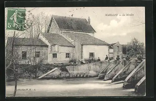 AK Maillot, Le Moulin, Ortspartie