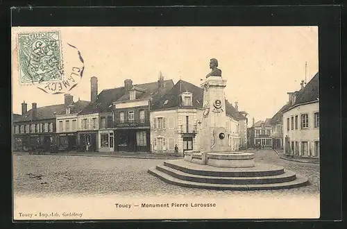 AK Toucy, Monument Pierre Larousse
