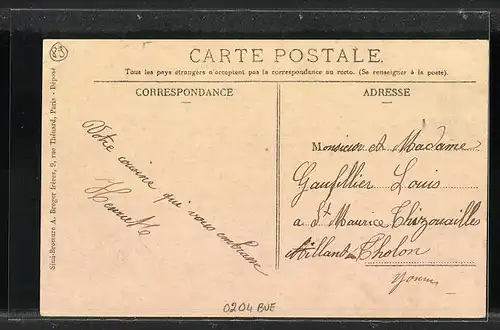 AK Toucy, Monument Pierre Larousse