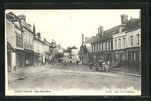 AK Toucy-Ville, Rue Paul-Bert