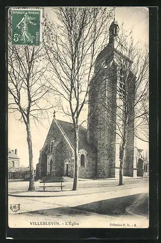 AK Villeblevin, L`Église, Kirche