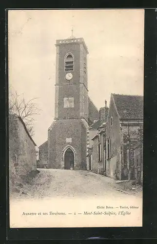 AK Mont-Saint-Sulpice, L`Église, Kirche