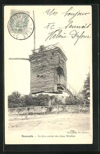 AK Sannois, Le plus ancien des deux Moulins, Windmühle