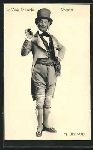 AK La Vraie Pastorale: Gregorio, M. Bèraud, Komiker